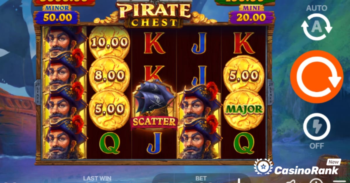 Metsästä jackpot-aarteita Playson's Pirate Chestillä: Pidä ja voita
